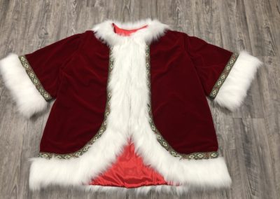 Santa robe with rounded edges