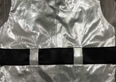 Silver backing with belt